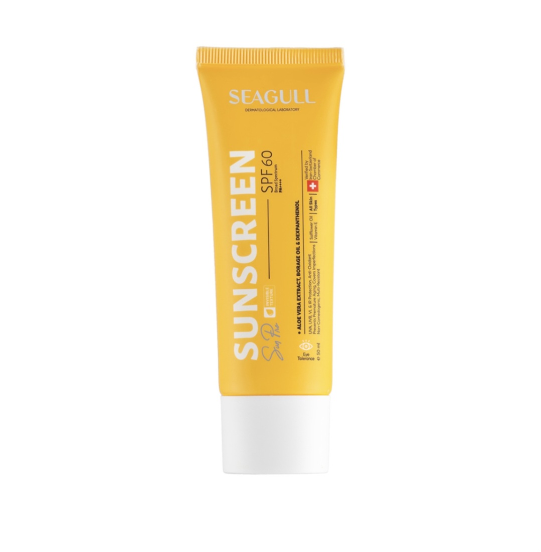 کرم ضد آفتاب بی رنگ سی گل با SPF60 مناسب پوست معمولی تا چرب حجم 50 میلی لیتر