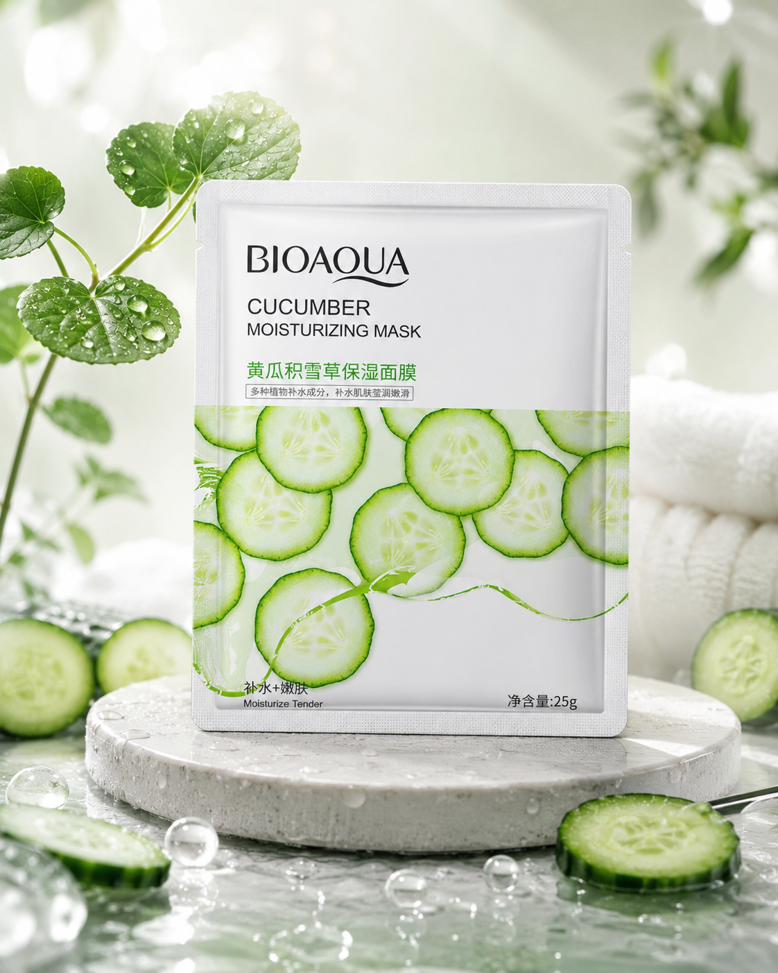 ماسک ورقه ای صورت خیار بیوآکوا Bioaqua