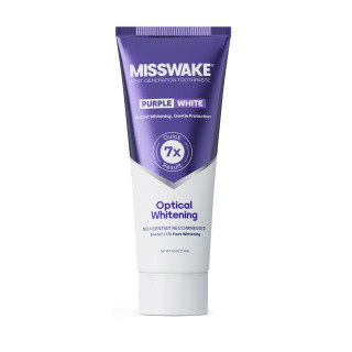 خمیر دندان ضد زردی بنفش میسویک مدل Purple white حجم 75 میلی لیتر
