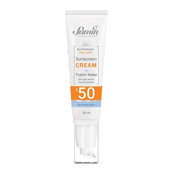 ضد‌آفتاب فیوژن واتر مناسب انواع پوست SPF50 ثمین
