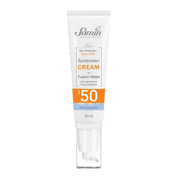 ضدآفتاب فیوژن واتر مناسب انواع پوست SPF50 ثمین