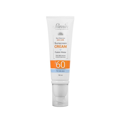 ضدآفتاب فیوژن واتر مناسب پوست چرب SPF60 ثمین
